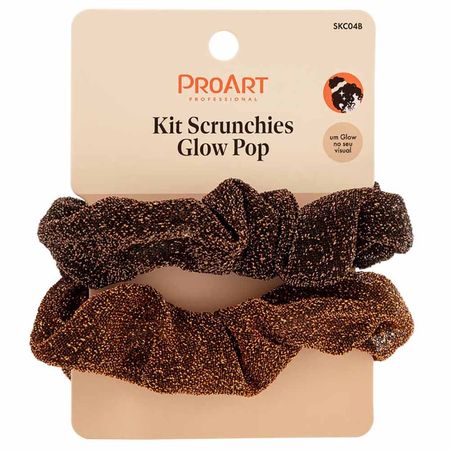 ProArt-Glow-Pop-Kit---2-Peças-de-Scrunchie-Marrom-Kit--1